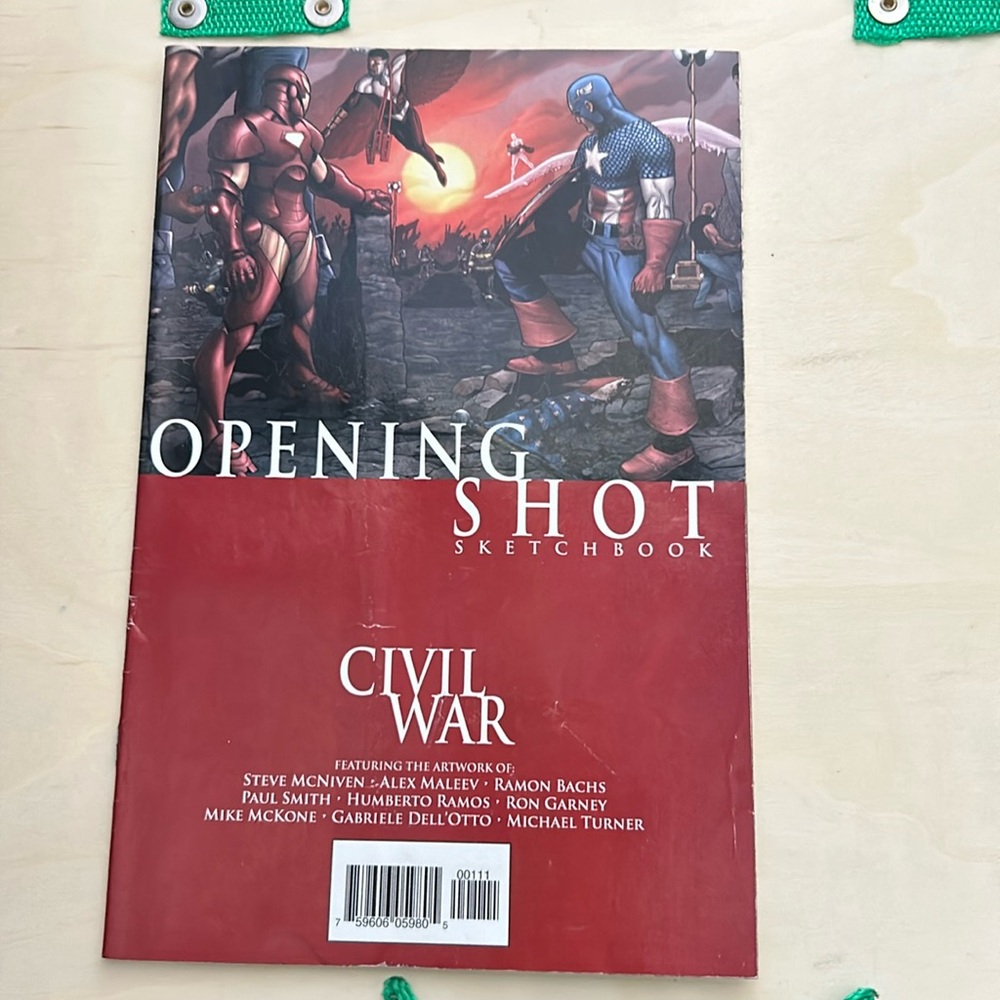Civil War Opening Shot Special Promo Sketchbook (2006)